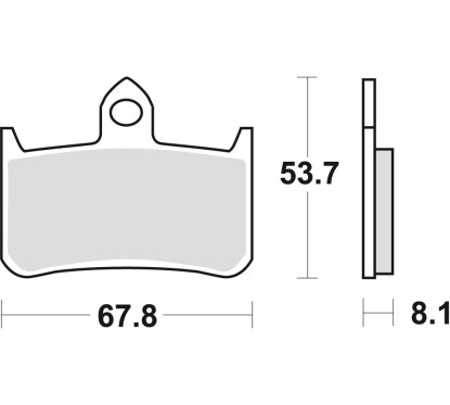 Klocki hamulcowe MCB593SV