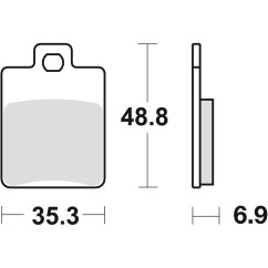 ZF TRW klocki hamulcowe MCB695