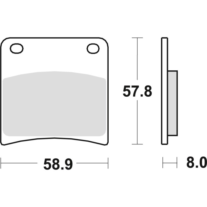 Klocki hamulcowe MCB591