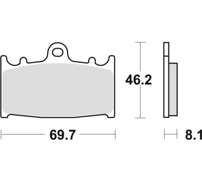 Klocki hamulcowe MCB602