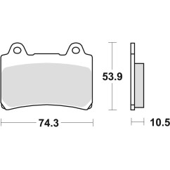 Klocki hamulcowe MCB559