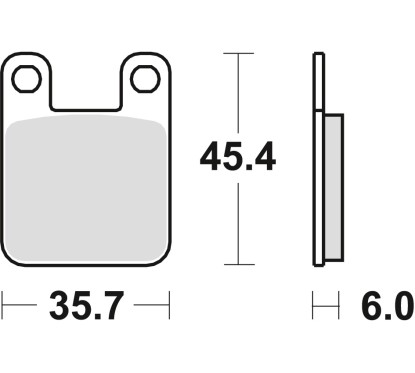 Klocki hamulcowe MCB535