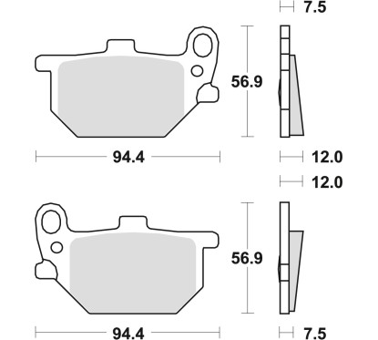 ZF TRW klocki hamulcowe MCB520