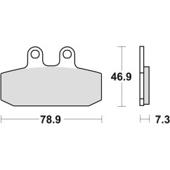 Klocki hamulcowe MCB557