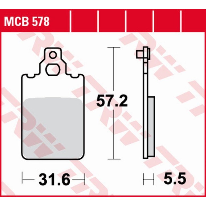ZF TRW klocki hamulcowe MCB578