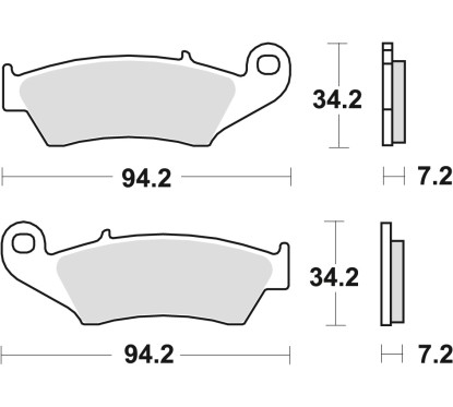ZF TRW klocki hamulcowe MCB669