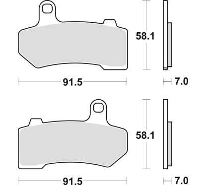 Klocki hamulcowe MCB781SV