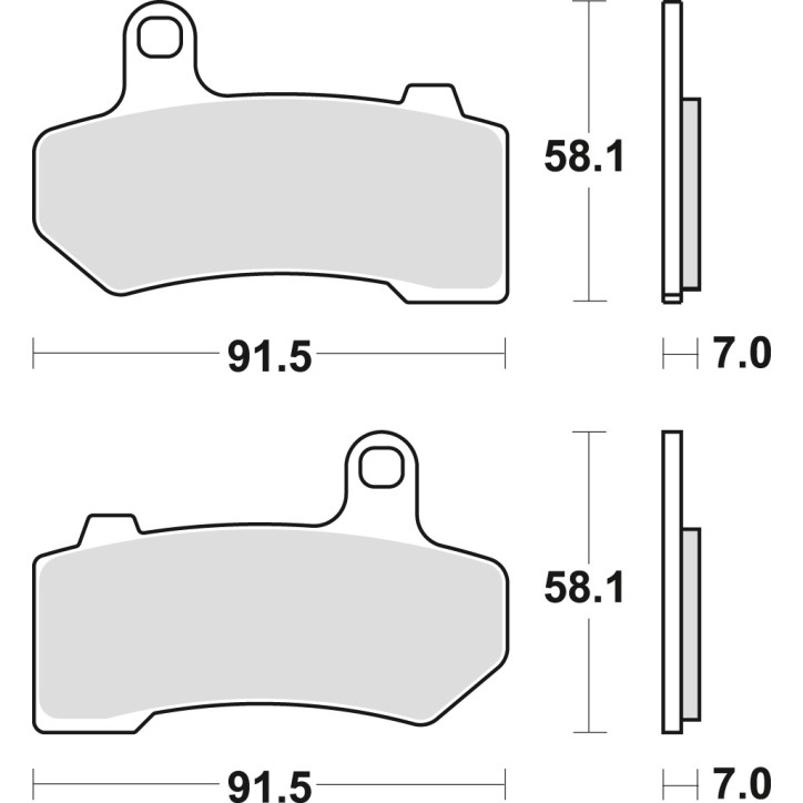 Klocki hamulcowe MCB781SV