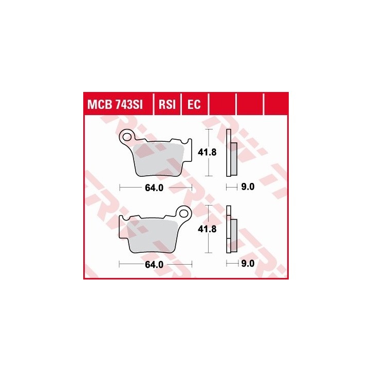 Klocki hamulcowe MCB743EC
