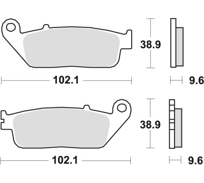ZF TRW klocki hamulcowe MCB677SV