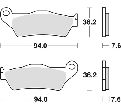 ZF TRW klocki hamulcowe MCB648RSI