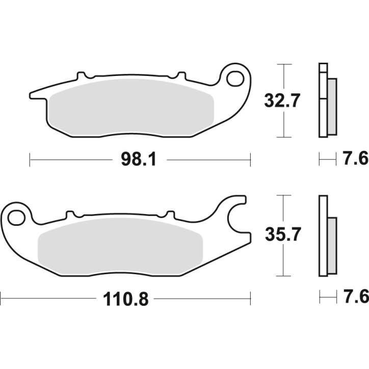 Klocki hamulcowe MCB759