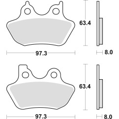 Klocki hamulcowe MCB777SV