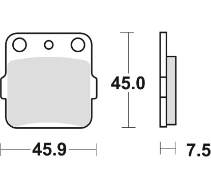 Klocki hamulcowe MCB561SI
