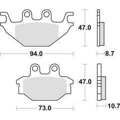 ZF TRW klocki hamulcowe MCB760SI