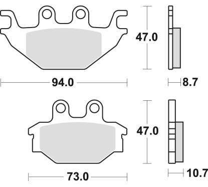 Klocki hamulcowe MCB760SI
