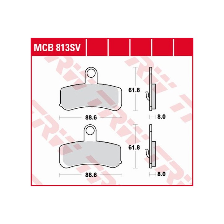 Klocki hamulcowe MCB813SV