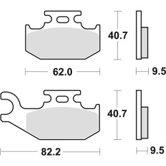 Klocki hamulcowe MCB723SI