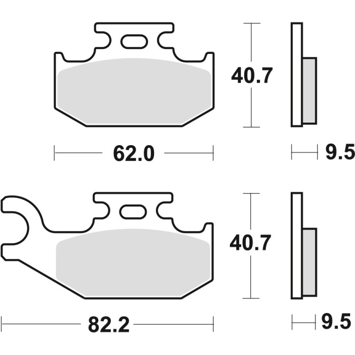 Klocki hamulcowe MCB723SI
