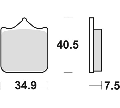 Klocki hamulcowe MCB721SV