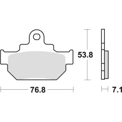 Klocki hamulcowe MCB550