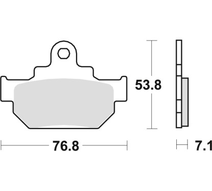 Klocki hamulcowe MCB550