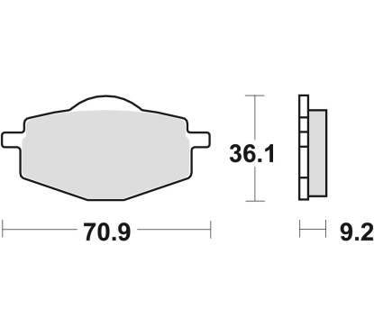Klocki hamulcowe MCB539