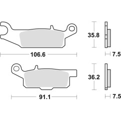 Klocki hamulcowe MCB802SI
