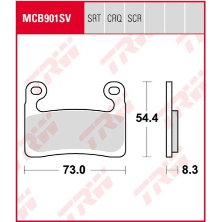 Klocki hamulcowe MCB901SV
