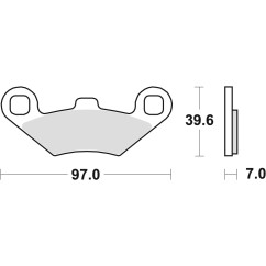 Klocki hamulcowe MCB761SI