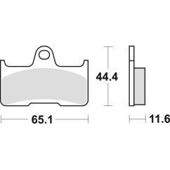 ZF TRW klocki hamulcowe MCB756SI
