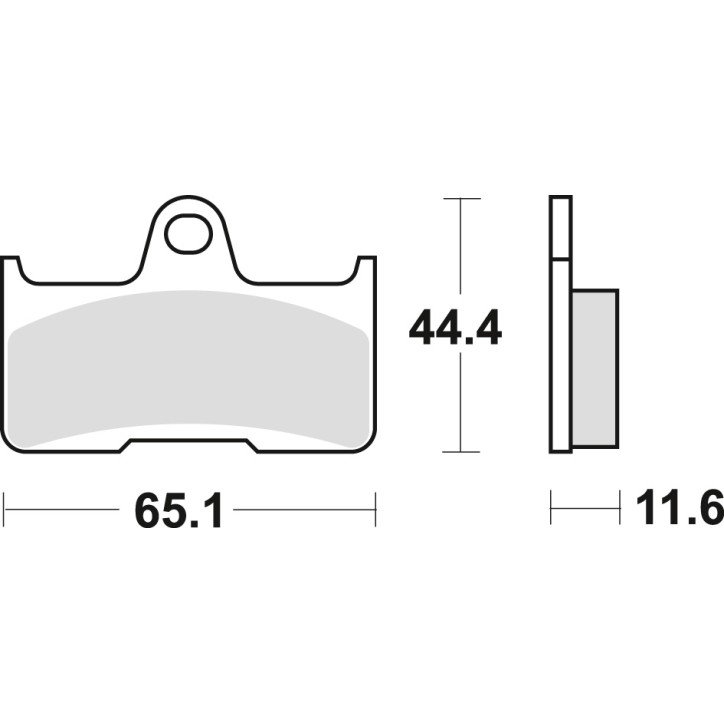 Klocki hamulcowe MCB756SI