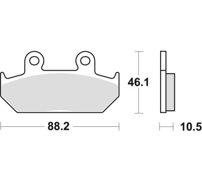 Klocki hamulcowe MCB624SV