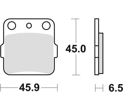 Klocki hamulcowe MCB554SI