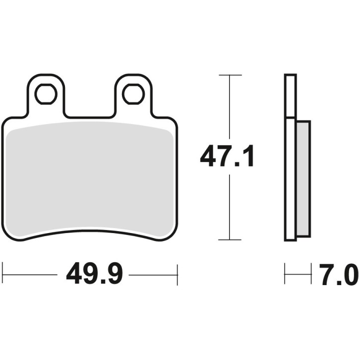 Klocki hamulcowe MCB735