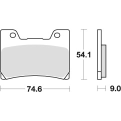Klocki hamulcowe MCB622
