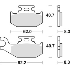 Klocki hamulcowe MCB788SI