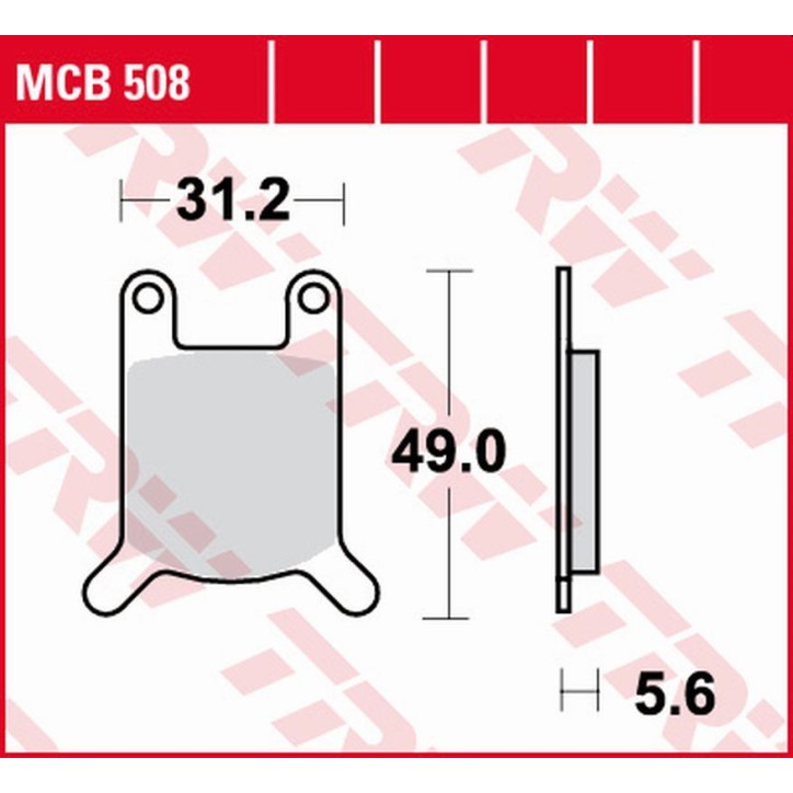 ZF TRW klocki hamulcowe MCB508