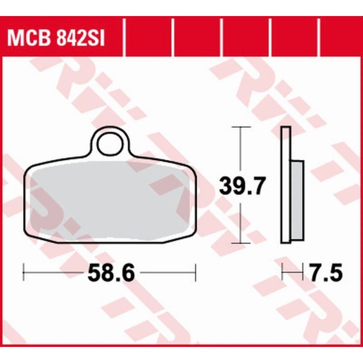 Klocki hamulcowe MCB842SI