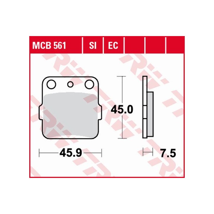 ZF TRW klocki hamulcowe MCB561