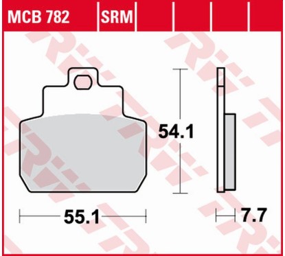 Klocki hamulcowe MCB782