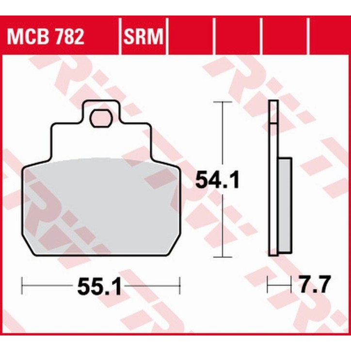 Klocki hamulcowe MCB782