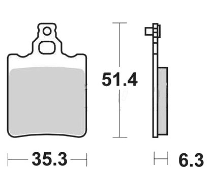 ZF TRW klocki hamulcowe MCB552