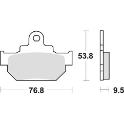 ZF TRW klocki hamulcowe MCB551