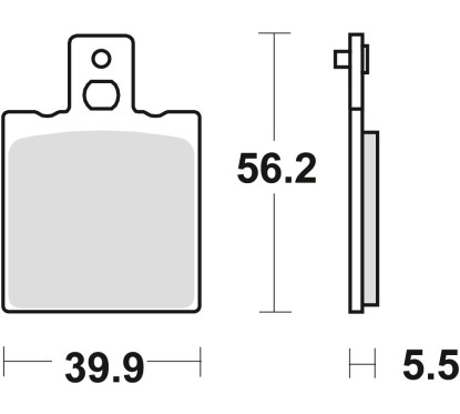 ZF TRW klocki hamulcowe MCB553