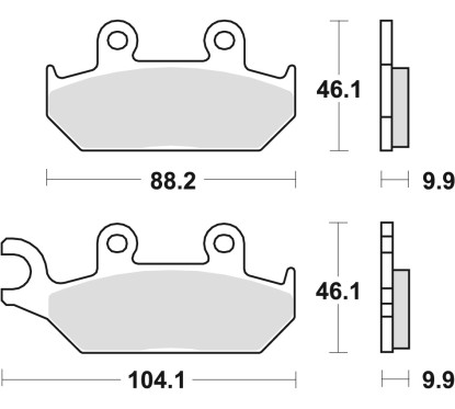 ZF TRW klocki hamulcowe MCB627SV