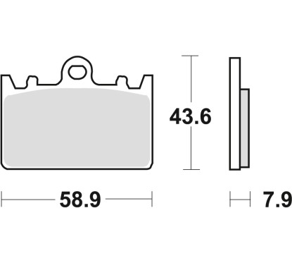 ZF TRW klocki hamulcowe MCB643