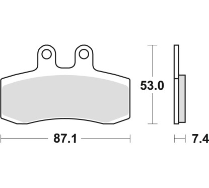 ZF TRW klocki hamulcowe MCB652