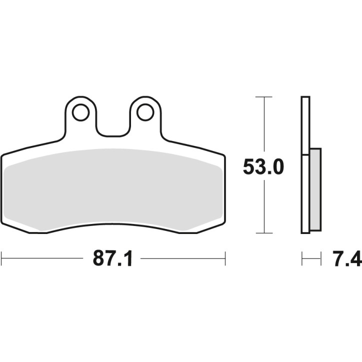 ZF TRW klocki hamulcowe MCB652