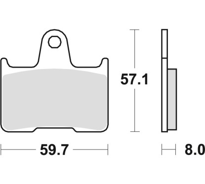 ZF TRW klocki hamulcowe MCB691